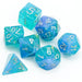 Blue & Green Seabed Treasure RPG Dice Set Accessories Foam Brain Games