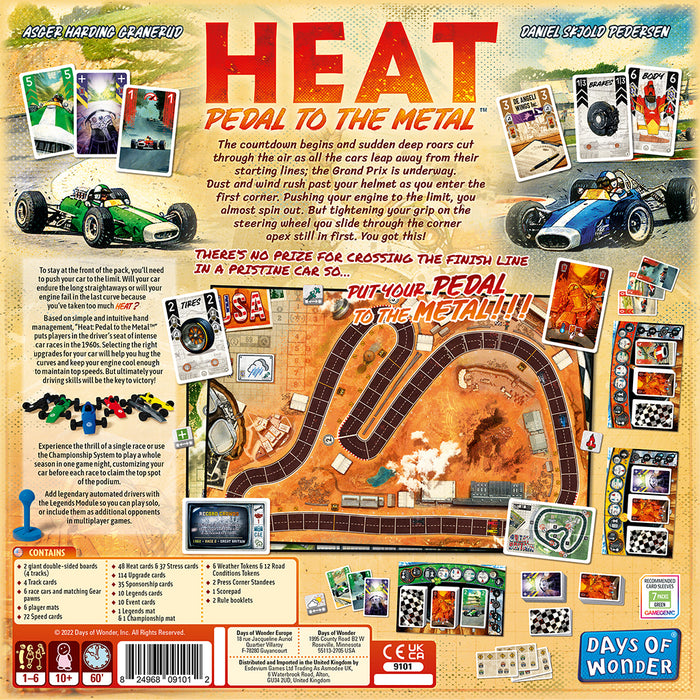 Heat - Pedal to the Metal Board Games ASMODEE NORTH AMERICA