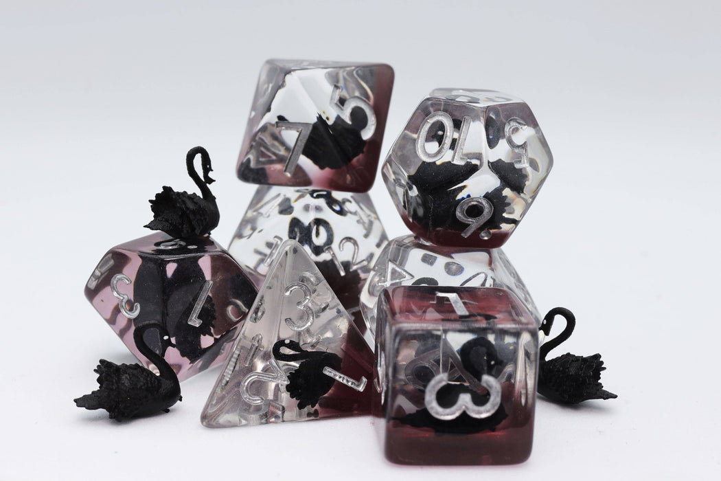 Black Swan RPG Dice Set Accessories Foam Brain Games