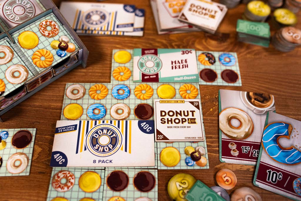 Donut Shop Board Games 25th Century Games   