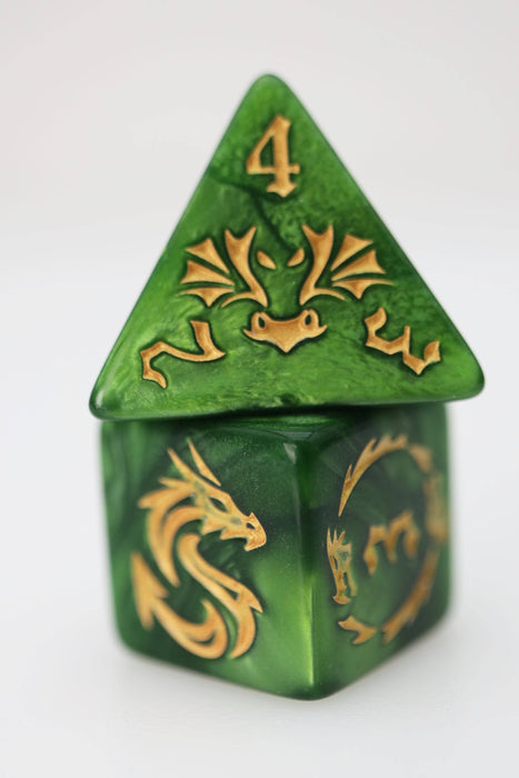 Drake's Flight: Growth RPG Dice Set Accessories Foam Brain Games