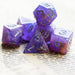 Pink & Purple Seabed Treasure RPG Dice Set Accessories Foam Brain Games