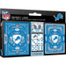 Detroit Lions - 2-Pack Playing Cards & Dice Set Board Games Masterpieces Puzzles