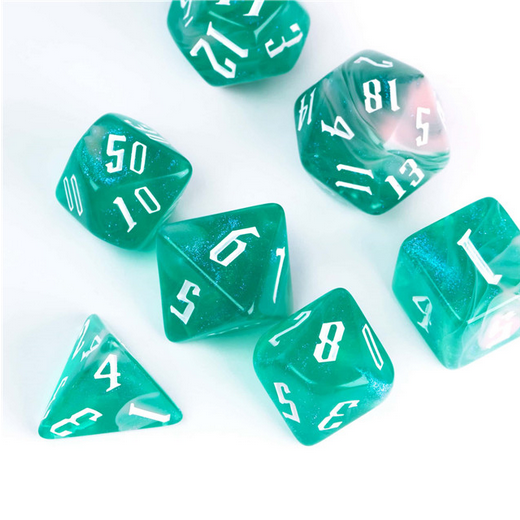 Magician's Wave RPG Dice Set Accessories Foam Brain Games