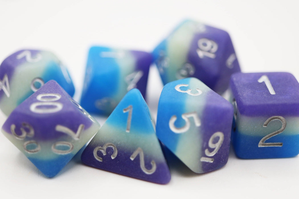 Blueberry Snow Cone RPG Dice Set Accessories Foam Brain Games