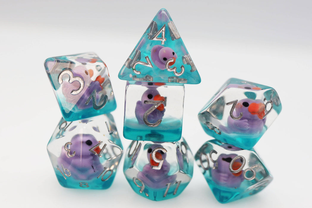 Lovely Duck RPG Dice Set Accessories Foam Brain Games
