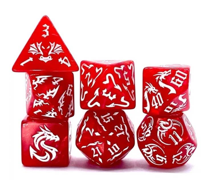 Drake's Flight: Inferno RPG Dice Set Accessories Foam Brain Games