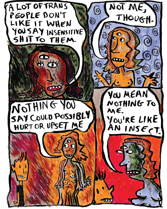Enlightened Transsexual Comix - by Sam Szabo Book Silver Sprocket   