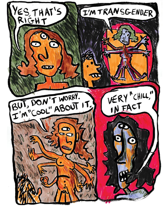 Enlightened Transsexual Comix - by Sam Szabo Book Silver Sprocket   