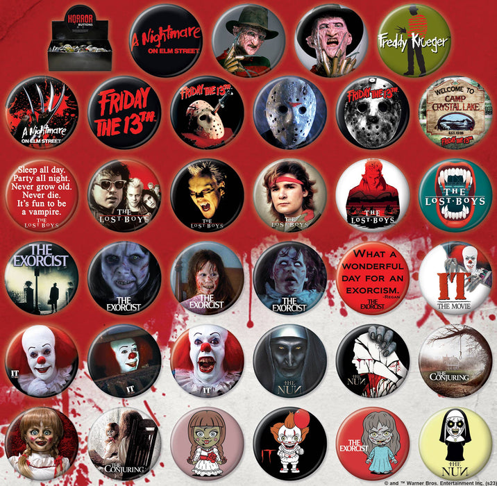 Horror Button Assortment Gift Ata-Boy
