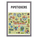 Glow-in-the-Dark Captivating Capricorn Stickers Pipsticks