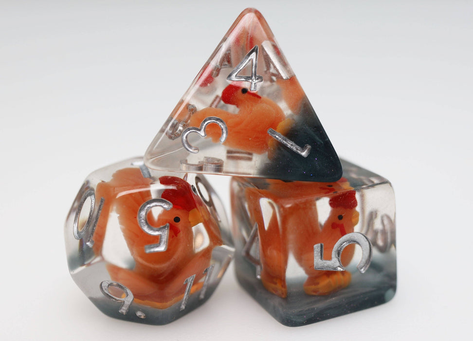 Crowing Rooster RPG Dice Set Accessories Foam Brain Games