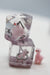 Pink Alpaca RPG Dice Set Accessories Foam Brain Games   