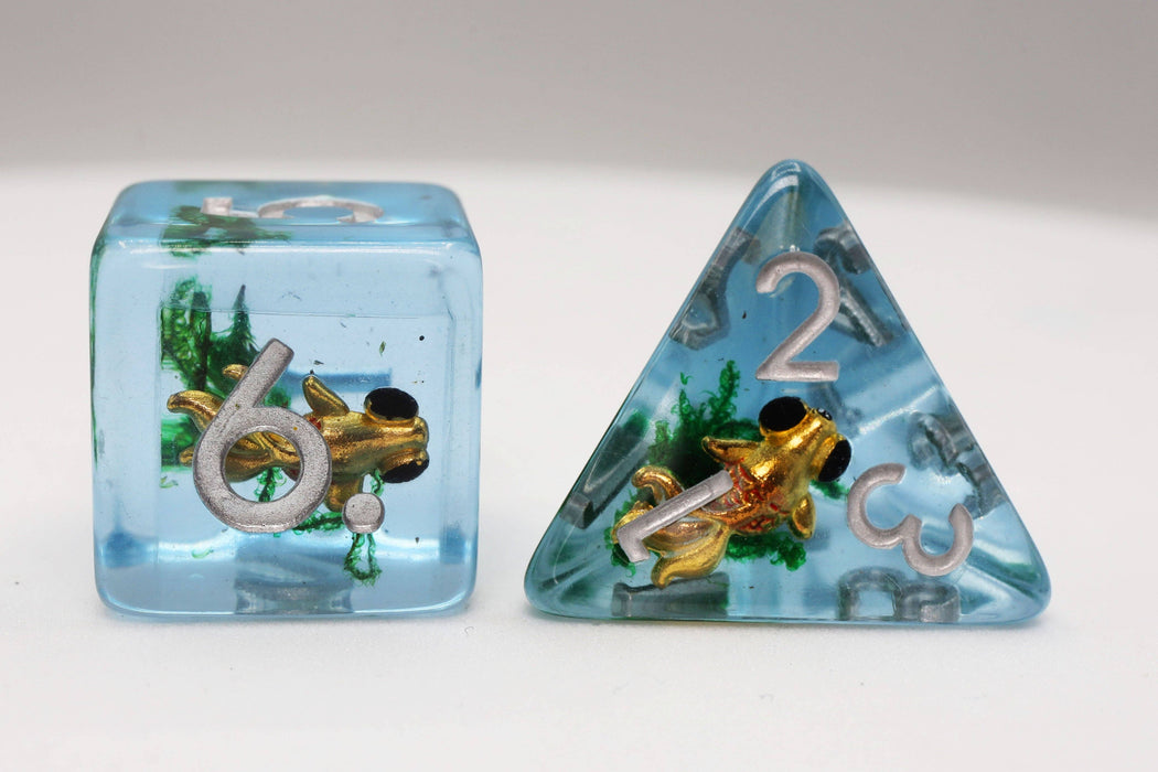 Goldfish RPG Dice Set Accessories Foam Brain   