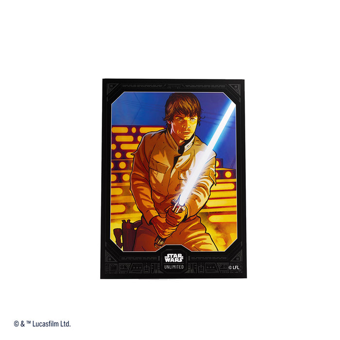 Star Wars Unlimited Art Sleeves - Luke Skywalker Accessories ASMODEE NORTH AMERICA   