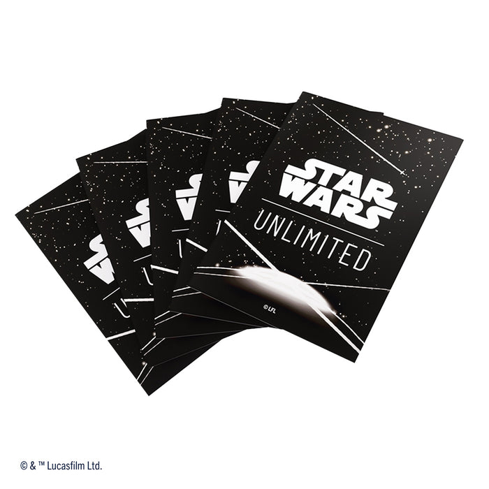 Star Wars Unlimited Art Sleeves - Back White - Releases Friday, November 8th Accessories ASMODEE NORTH AMERICA   