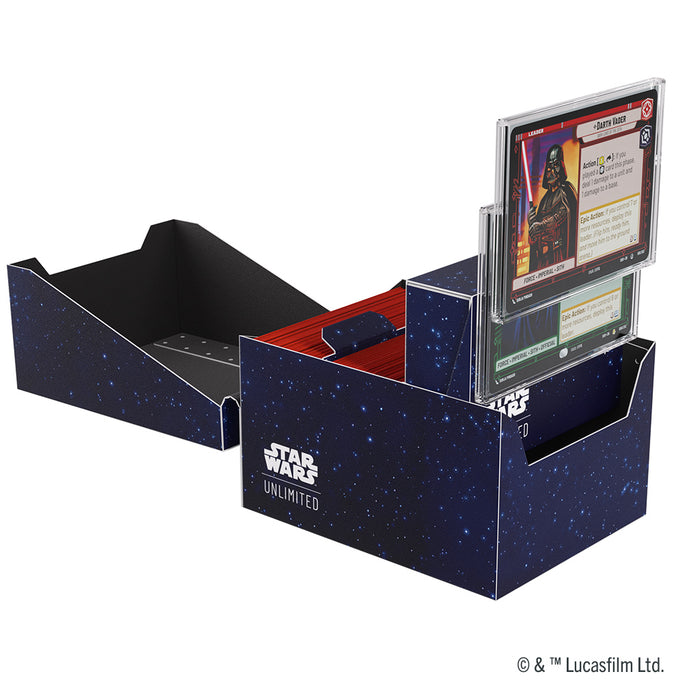 Star Wars Unlimited - Twin Suns Soft Crate - Card Back Blue - Preorder Accessories ASMODEE NORTH AMERICA