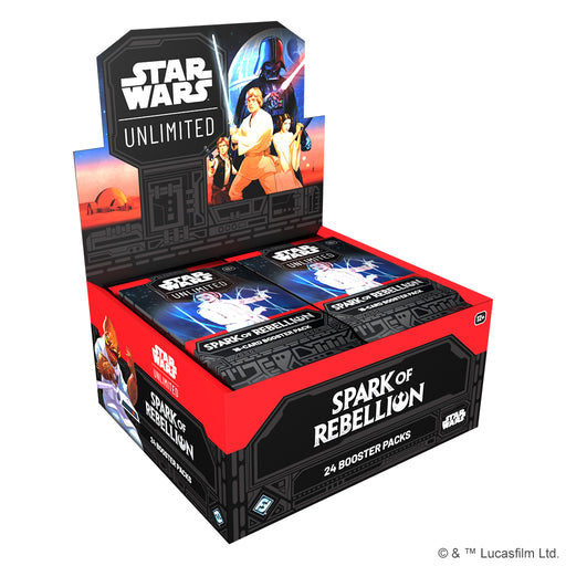 Star Wars Unlimited - Spark of Rebellion - Booster Box Heroic Goods and Games Star Wars Unlimited - Spark of Rebellion - Booster Box Heroic Goods and Games
