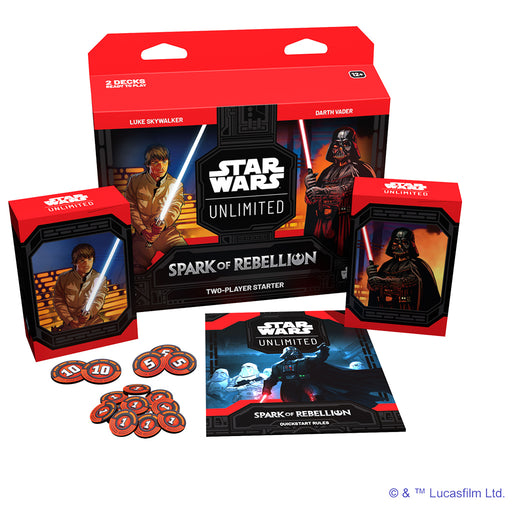 Star Wars Unlimited - Spark of Rebellion - Two-Player Starter Set - Preorder - Releases Friday, March 8th CCG ASMODEE NORTH AMERICA   