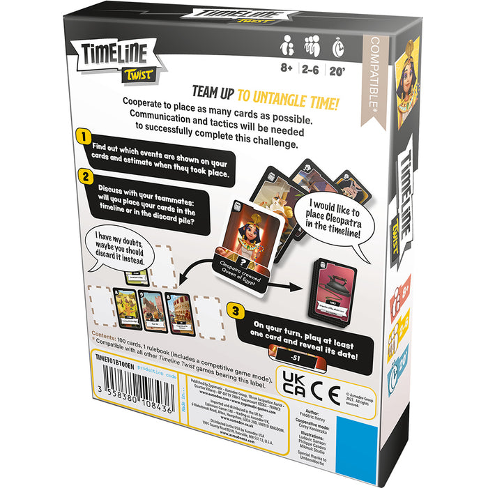 Timeline Twist Board Games ASMODEE NORTH AMERICA   