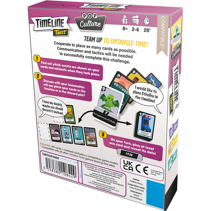 Timeline Twist - Pop Culture Board Games ASMODEE NORTH AMERICA   