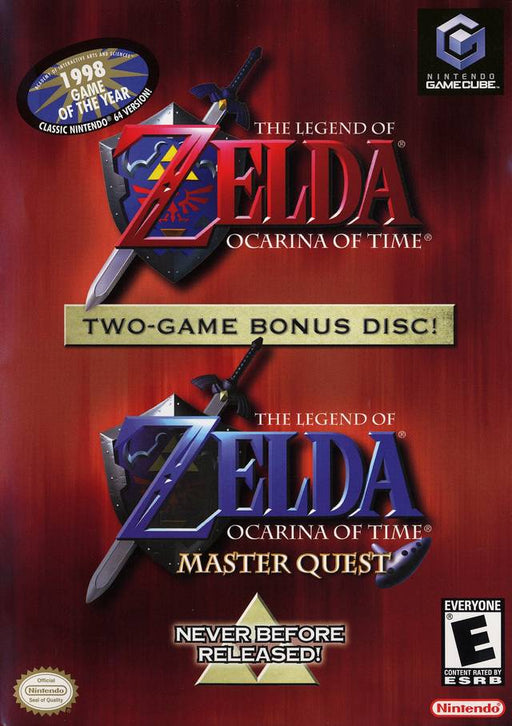 Legend of Zelda - Ocarina of Time and Master Quest Bonus Disc - Gamecube - Complete Video Games Nintendo   