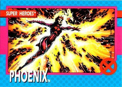 Marvel X-Men 1992 - 005 -  Phoenix Vintage Trading Card Singles Impel   