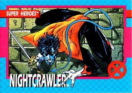 Marvel X-Men 1992 - 006 -  Nightcrawler Vintage Trading Card Singles Impel   