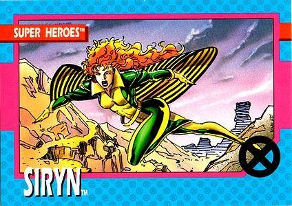 Marvel X-Men 1992 - 009 -  Siryn Vintage Trading Card Singles Impel   
