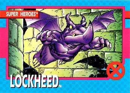 Marvel X-Men 1992 - 010 -  Lockheed Vintage Trading Card Singles Impel   