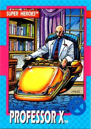 Marvel X-Men 1992 - 011 -  Professor X Vintage Trading Card Singles Impel   