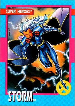 Marvel X-Men 1992 - 014 -  Storm Vintage Trading Card Singles Impel   