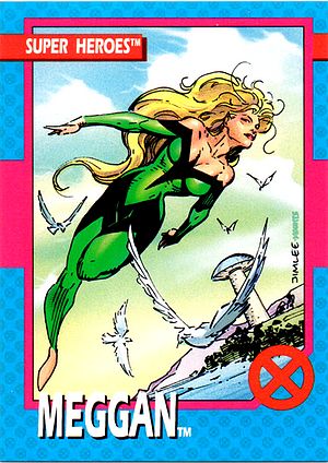 Marvel X-Men 1992 - 015 -  Meggan Vintage Trading Card Singles Impel