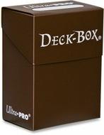 Deck Box: Solid Brown Accessories ULTRA PRO INTERNATIONAL, LLC   