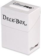 Deck Box: Solid White Accessories ULTRA PRO INTERNATIONAL, LLC   