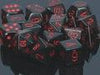 Opaque: Poly Set Black/Red (7) Accessories CHESSEX MFG. CO. LLC   