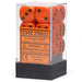 Opaque: 16mm D6 Orange/Black (12) Accessories CHESSEX MFG. CO. LLC   
