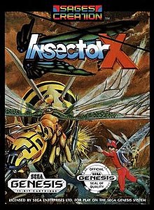 Insector X - Genesis - Loose Video Games Sega   