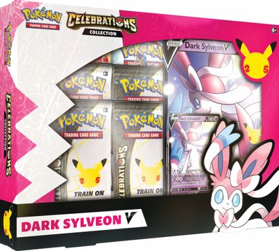 Pokemon TCG: Celebrations Collections - Dark Sylveon V Collectible Card Games POKEMON COMPANY INTERNATIONAL   