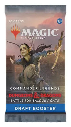 Magic the Gathering CCG: Commander Legends - Battle for Baldur's Gate - Draft Booster Pack CCG WIZARDS OF THE COAST, INC   