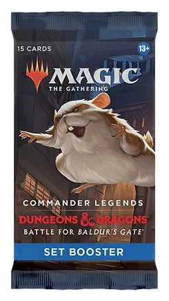 Magic the Gathering CCG: Commander Legends - Battle for Baldur's Gate - Set Booster Pack CCG WIZARDS OF THE COAST, INC   