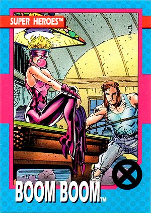 Marvel X-Men 1992 - 028 -  Boom Boom Vintage Trading Card Singles Impel   