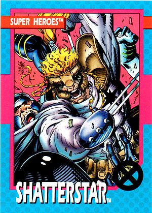 Marvel X-Men 1992 - 030 -  Shatterstar Vintage Trading Card Singles Impel   