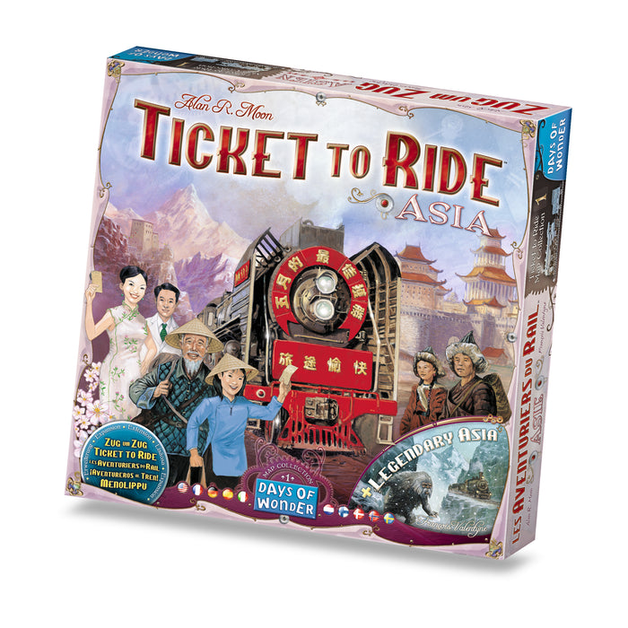Ticket To Ride: Map Collection V1 - Asia Board Games ASMODEE NORTH AMERICA   