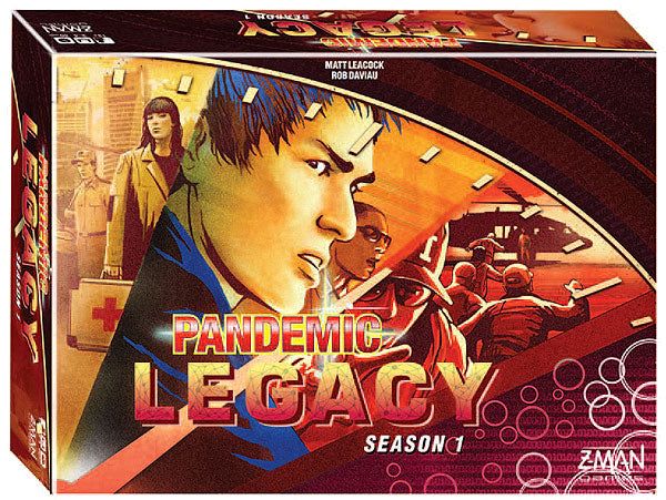 Pandemic: Legacy Season 1 - Red (stand alone) Board Games ASMODEE NORTH AMERICA   