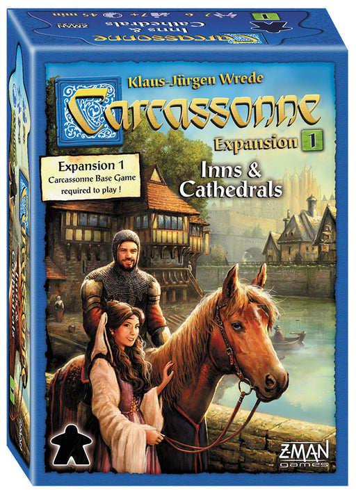 Carcassonne: Expansion 1 - Inns and Cathedrals Board Games ASMODEE NORTH AMERICA   