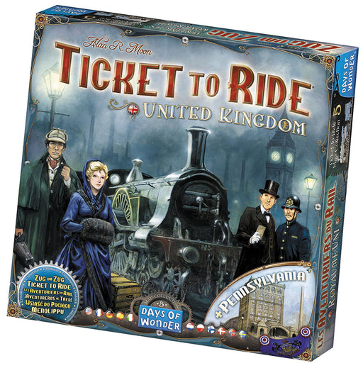 Ticket To Ride: Map Collection V5 - United Kingdom and Pennsylvania Board Games ASMODEE NORTH AMERICA   