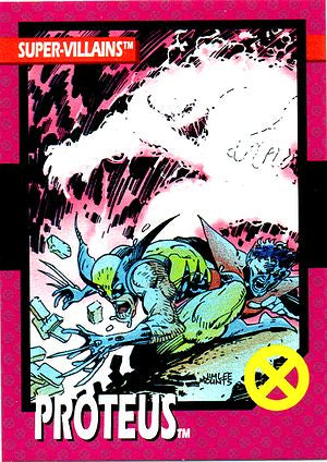 Marvel X-Men 1992 - 044 -  Proteus Vintage Trading Card Singles Impel   