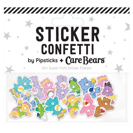 Care Bears Playtime Sticker Confetti Gift Pipsticks   