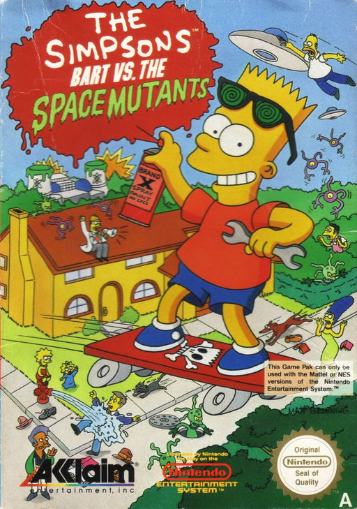 Simpsons - Bart vs the Space Mutants - NES - Complete Video Games Nintendo   